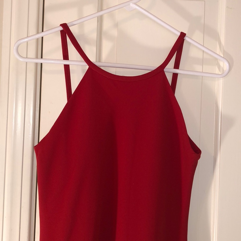 Lady in RED ❤️❤️❤️♥️♥️♥️❤️❤️❤️ Calvin Klein floor length stunner! Size 4